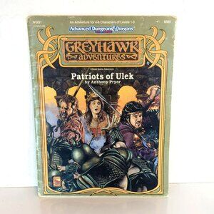 Greyhawk Patriots of Ulek Advanced Dungeons & Dragons Adventure Module 9385 1992